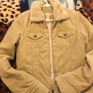Beige soft Jean jacket